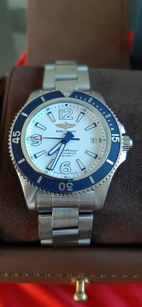 breitling superocean weiss|Breitling Superocean pre owned.